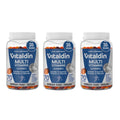 Vitaldin Gommose Multivitaminiche Adulti Frutta 3 barattoli Vegane Senza Zucchero