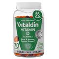 Vitaldin Integratore Vitamina D Gummies 2000 UI Vegano Senza Zucchero 70 Gommose
